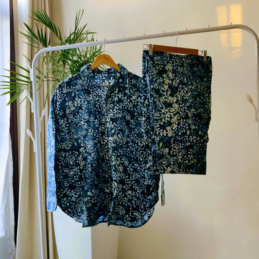 Paisley Indigo Co- Ord set